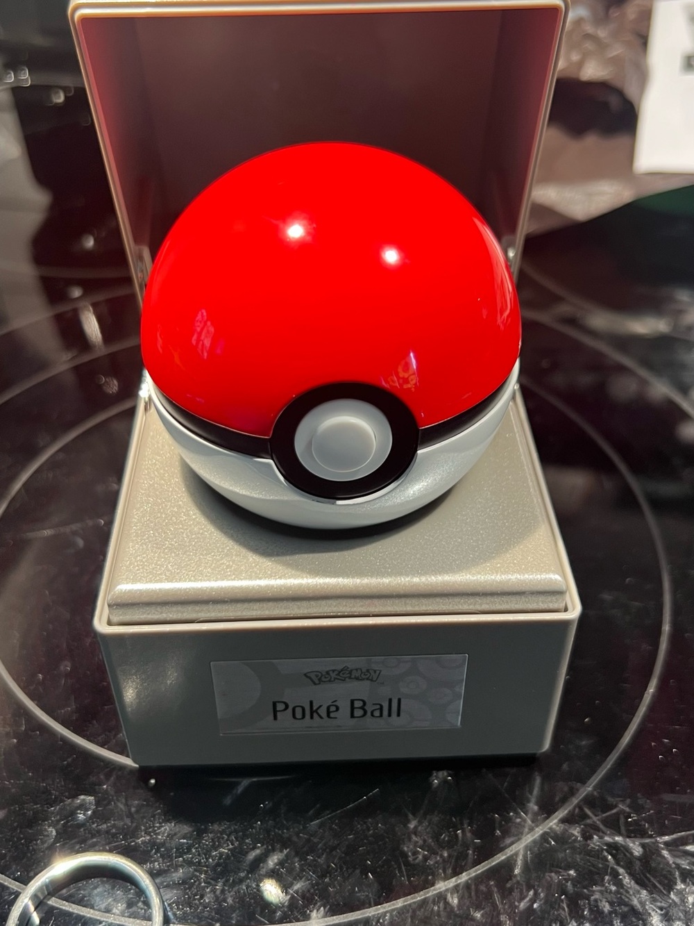 PokéBall Display Collector Piece - Red & White
